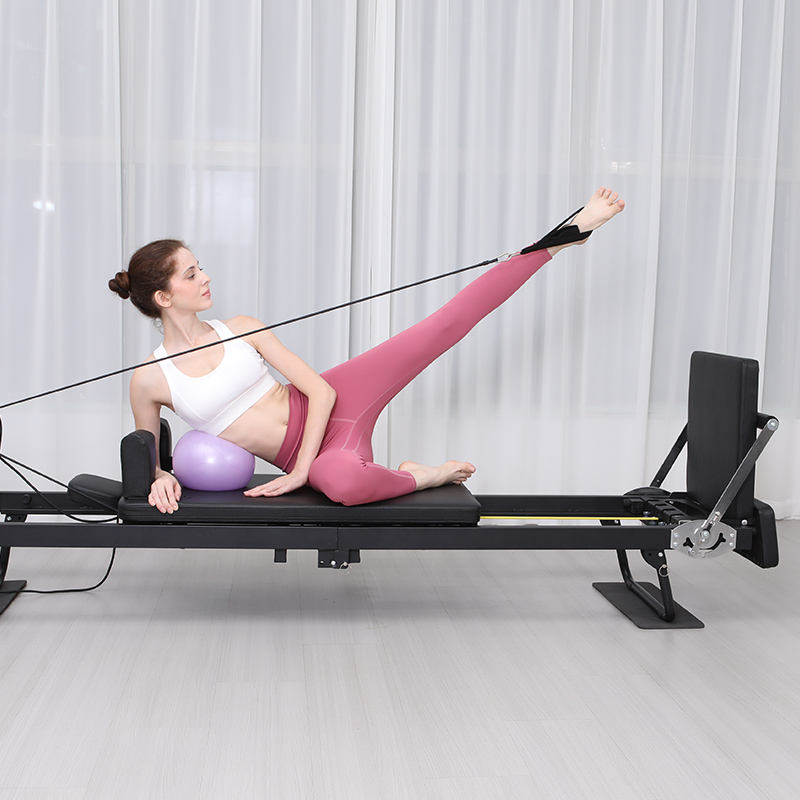 Pilates Yoga For Weight Loss - 大型折りたたみ式ピラティス・リフォーマー器具 コアヨガベッド ホームフィットネス 減量 232cm リフォーマー・ピラティス・マシン