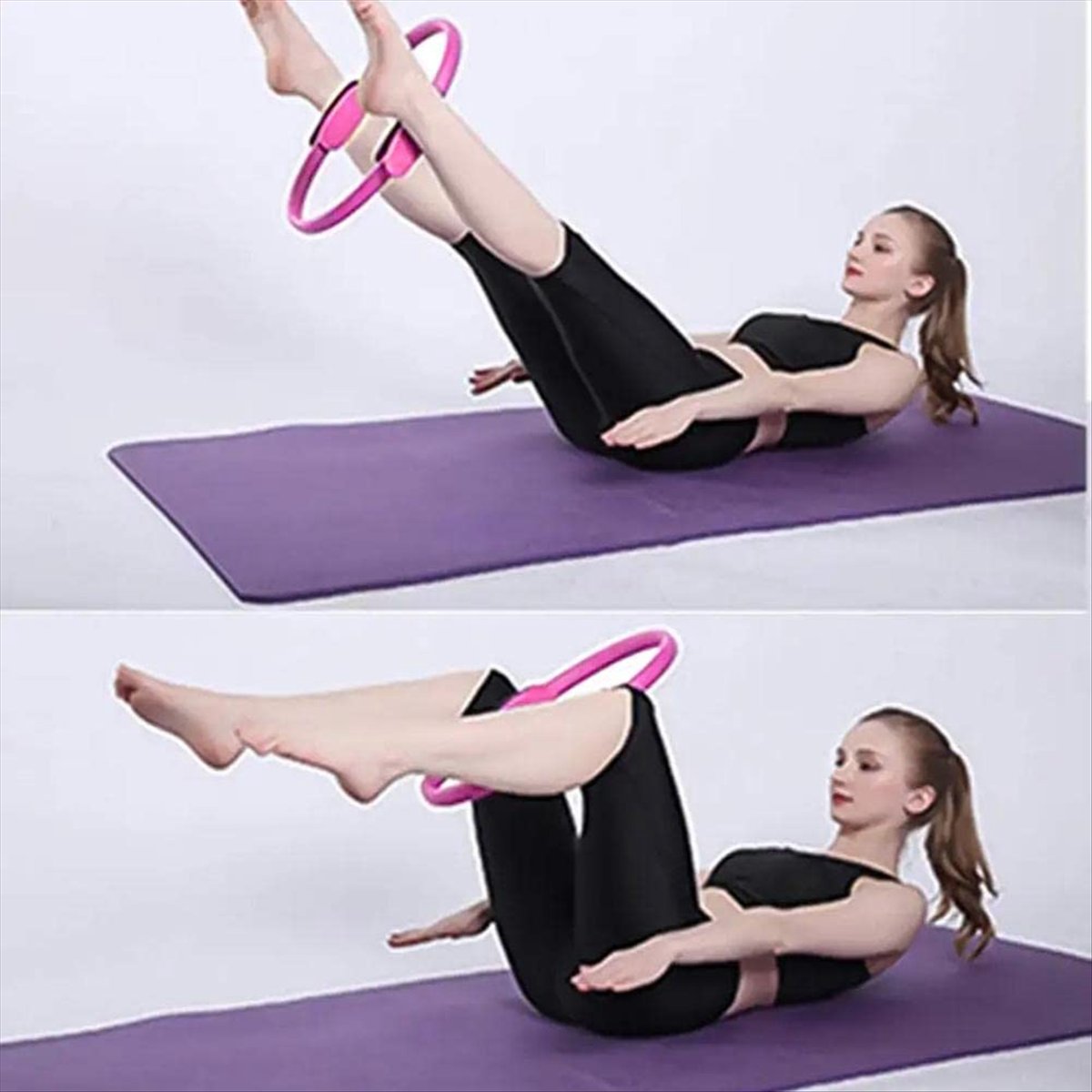 Pilates Yoga For Weight Loss - T34C ピラティス サークル インナーとアウターの太ももを引き締めるヨガ ピラティス リング