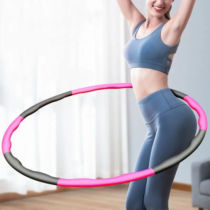 Pilates Yoga For Weight Loss - ヨガ取り外し可能なピラティスフープウエストエクササイズ痩身スポーツフープボディビルディングマッサージジム減量フープ1個9/8/7チューブ